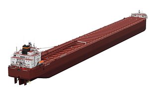PAUL R TREGURTHA Bulk Carrier Freighter 3D model