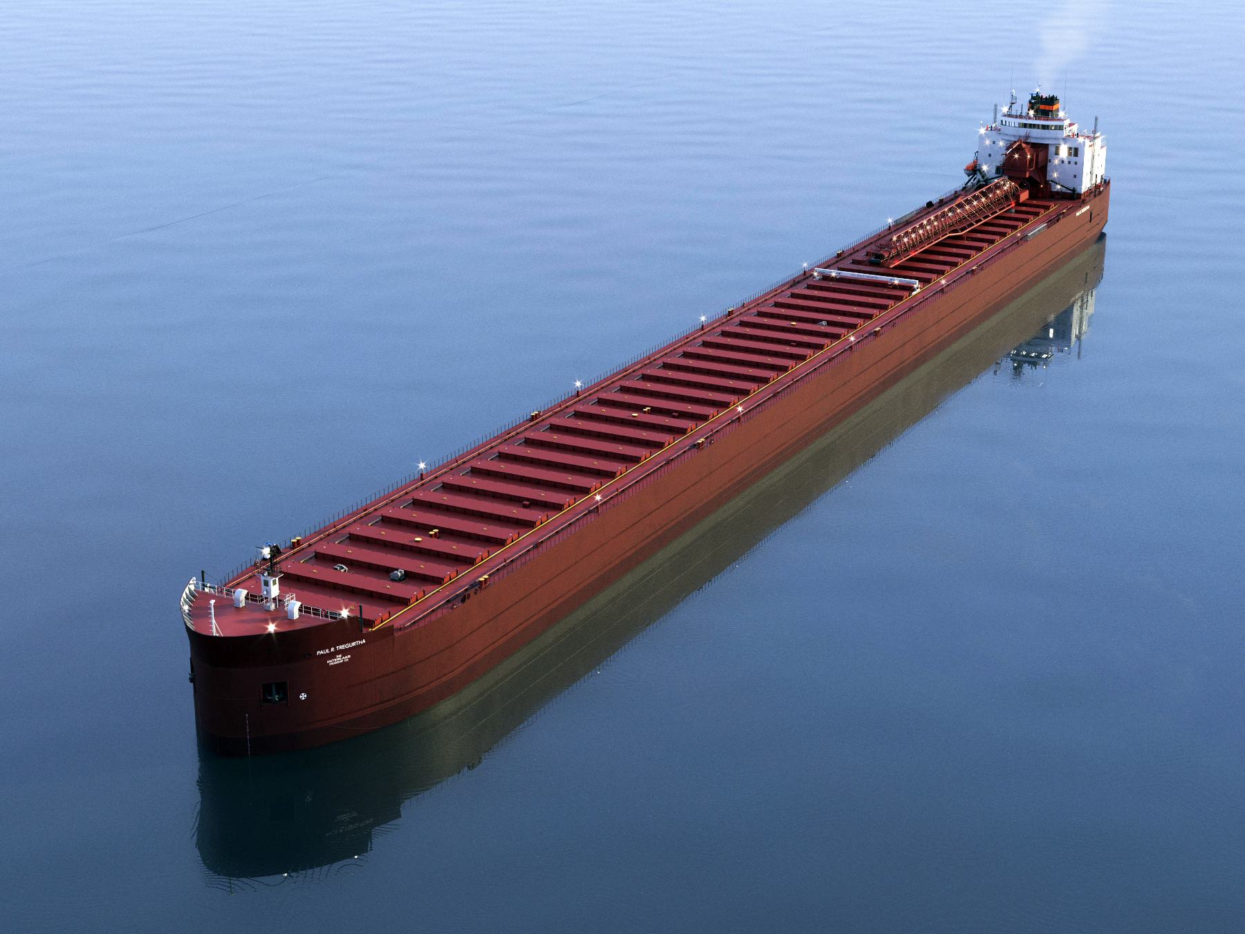 PAUL R TREGURTHA Bulk Carrier Freighter 3D model - TurboSquid 1898639