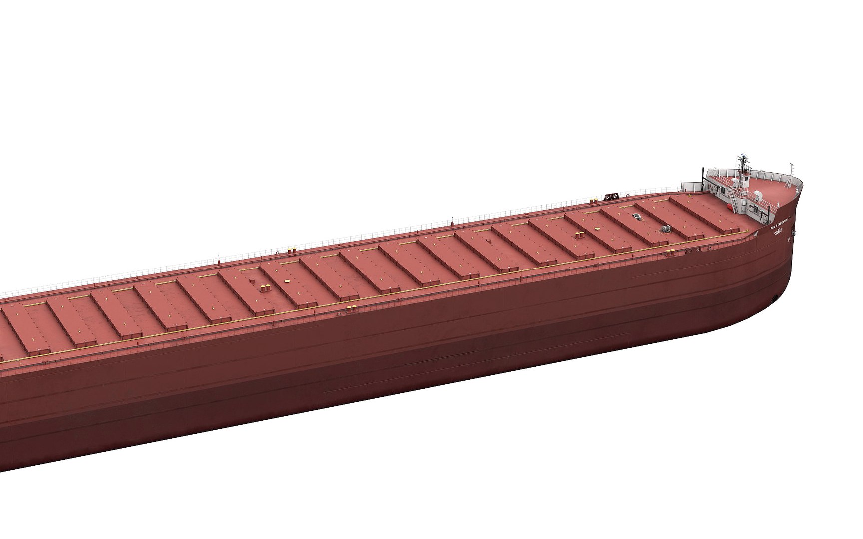PAUL R TREGURTHA Bulk Carrier Freighter 3D Model - TurboSquid 1898639