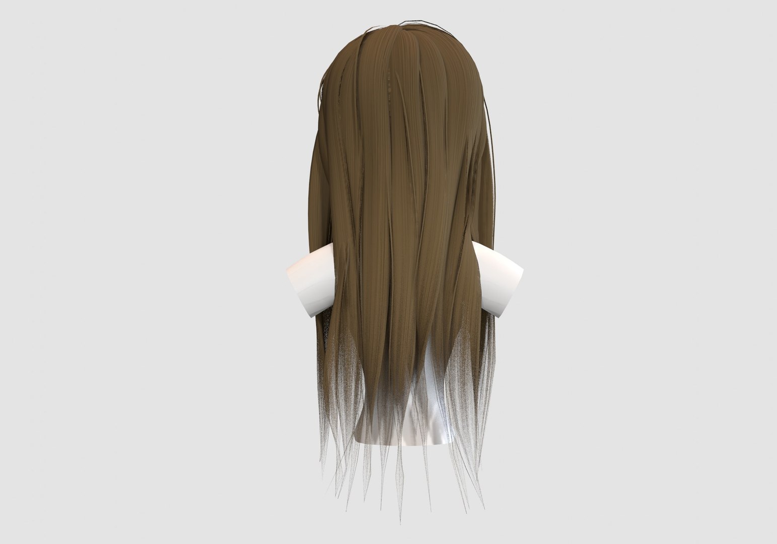 Long Sharp Hairstyle Model - TurboSquid 1921560