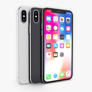Apple iPhone X Silver and Space Gray