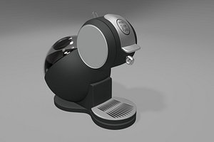 3D coffeemachine modeled