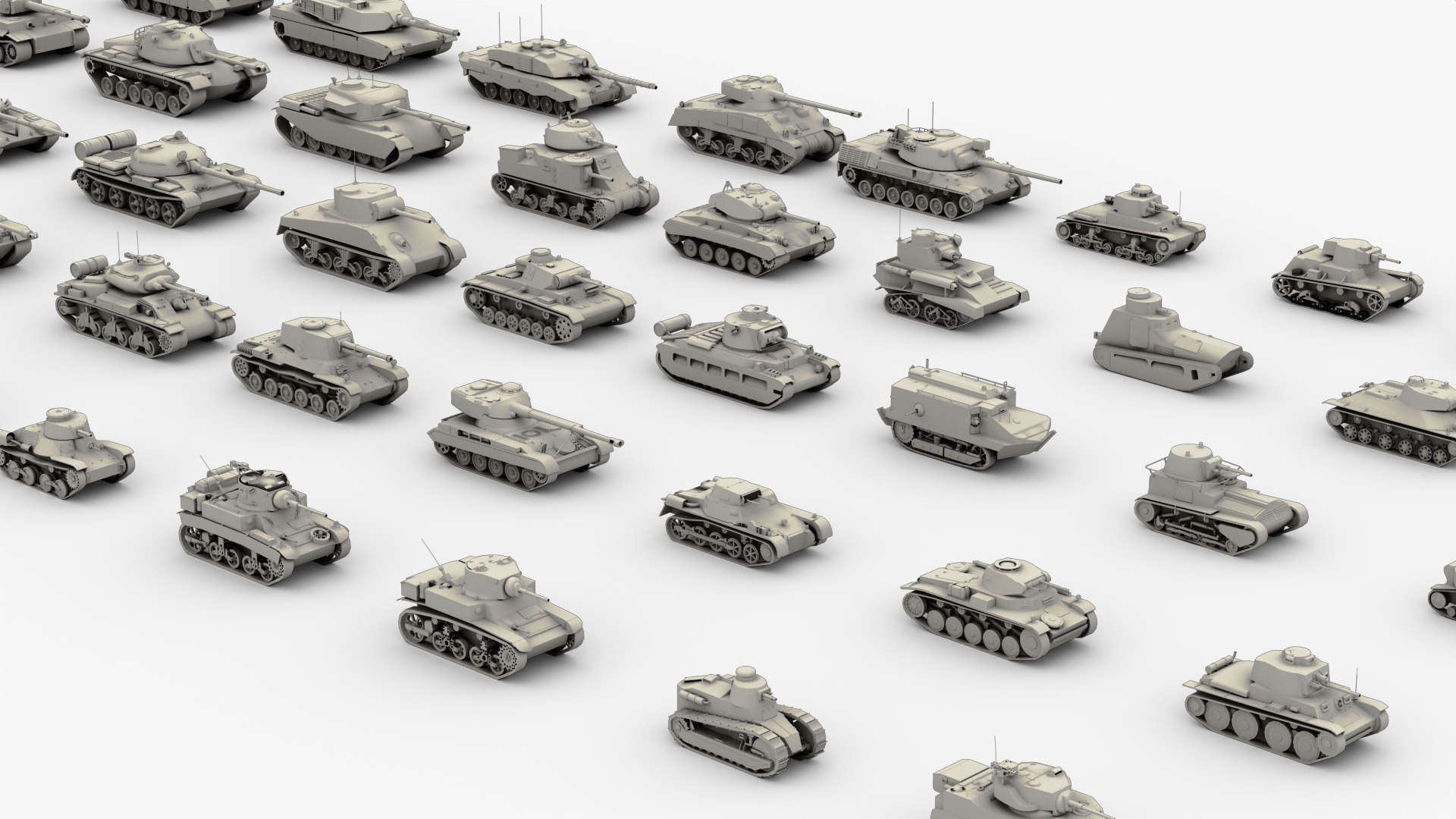 3D 50 Tanks Base Mesh - TurboSquid 2435126