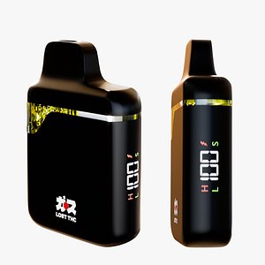 Digital LOST THC Vape Pod 3D model