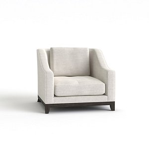 Designer fabric armchair