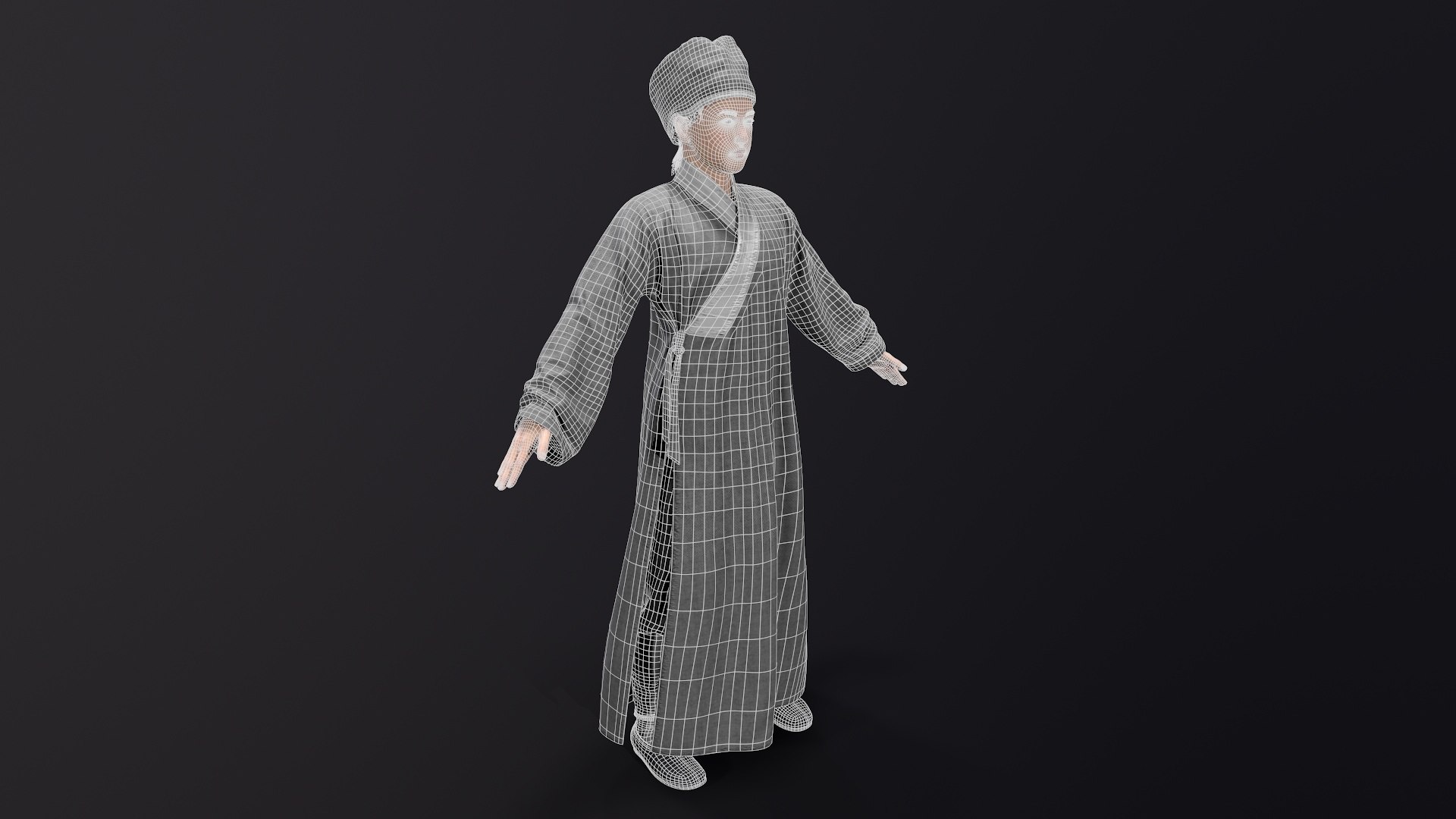 Shaolin Monk 3D Model - TurboSquid 2201819
