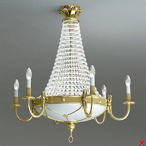 3ds max chandelier