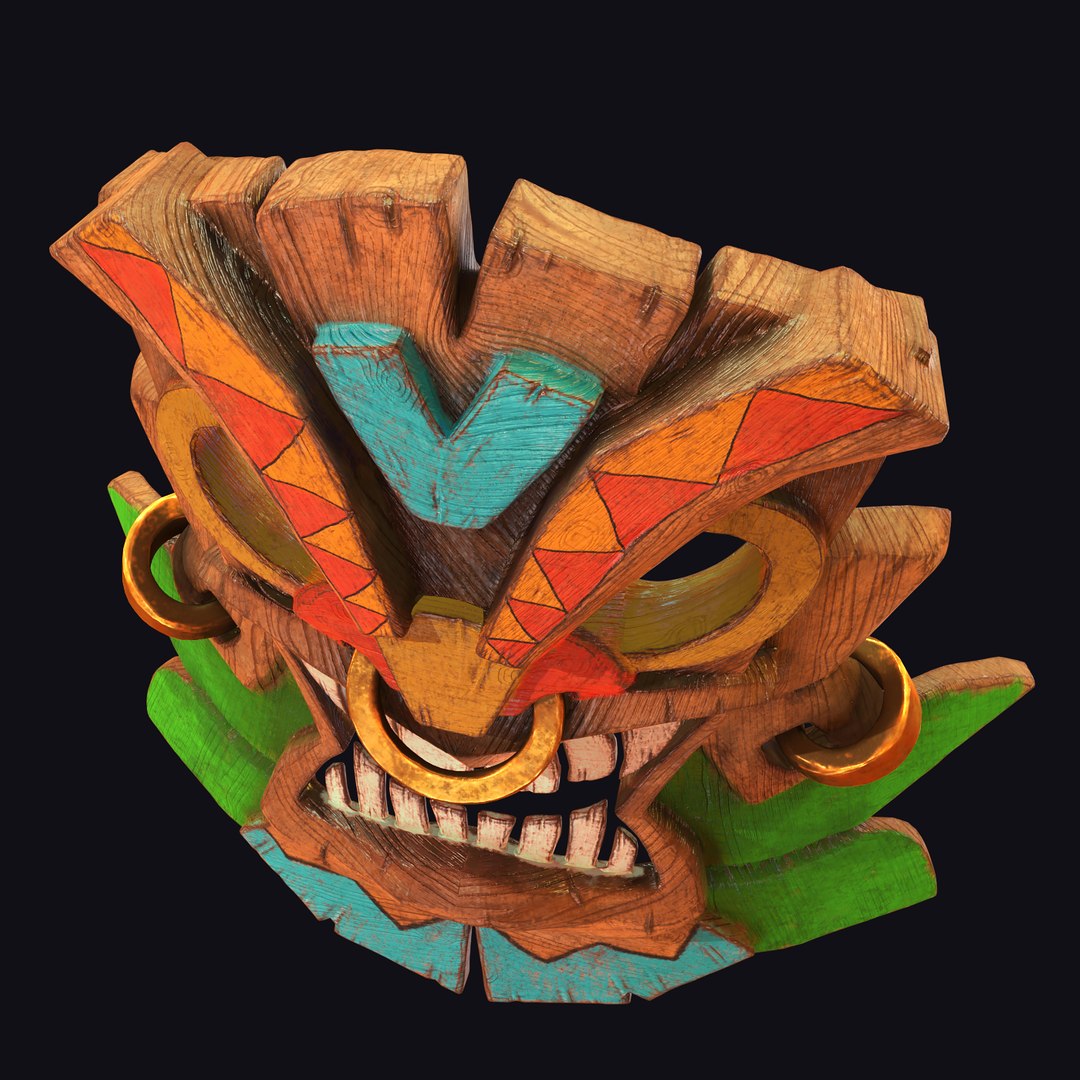 3D Mask Aztec Model - TurboSquid 1497409