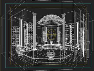 3d traditional bath