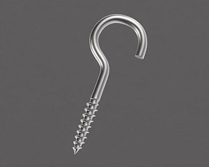 Screw hooks 3D model