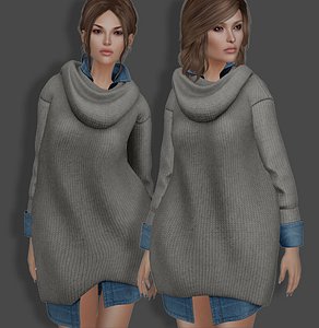 sweater shirt 3D model