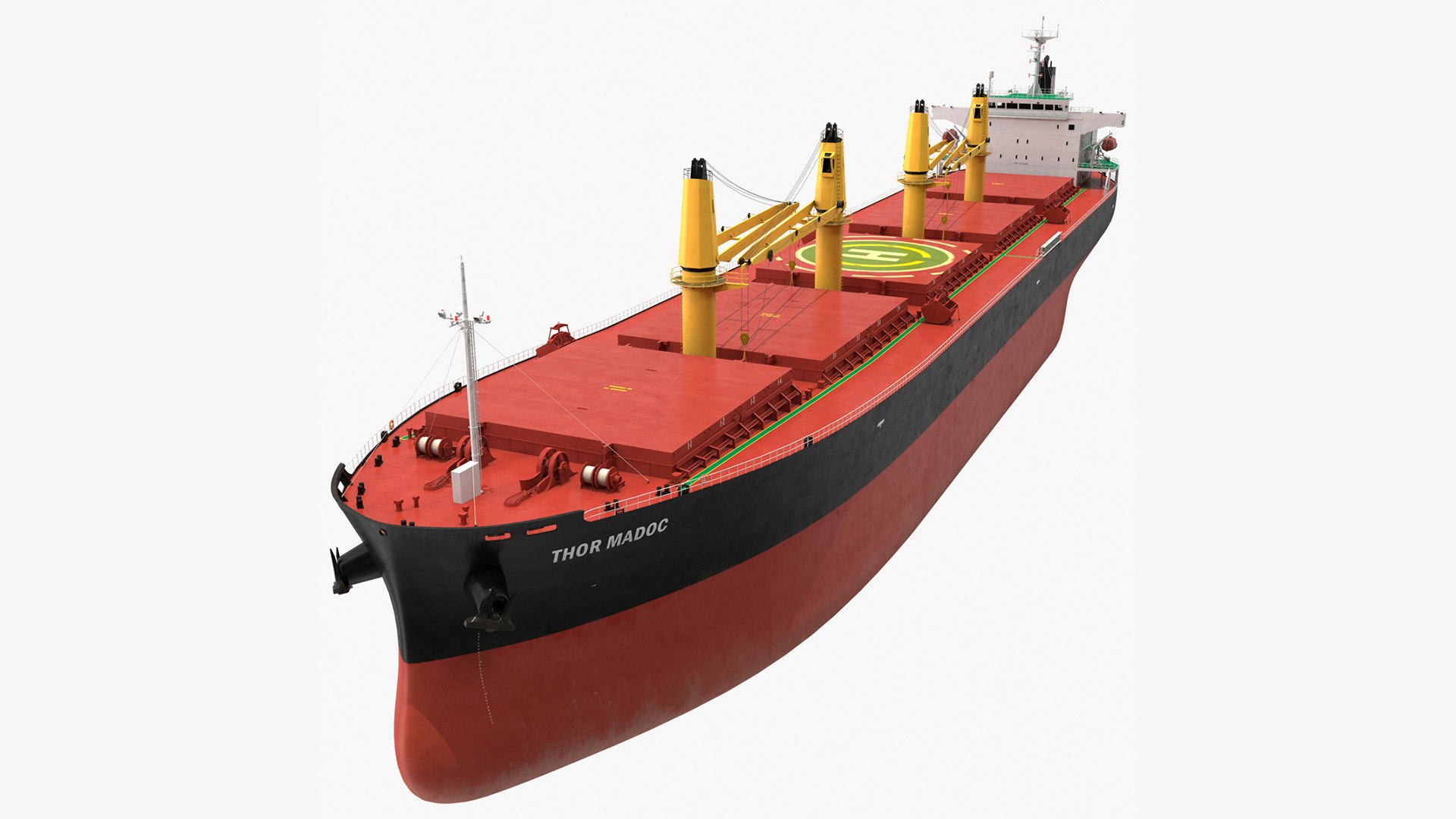 Bulk Carrier Ship Thor Madoc 3D model preview