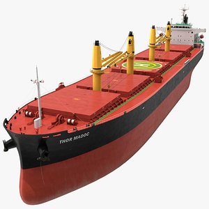 Bulk Carrier Ship Thor Madoc 3D model