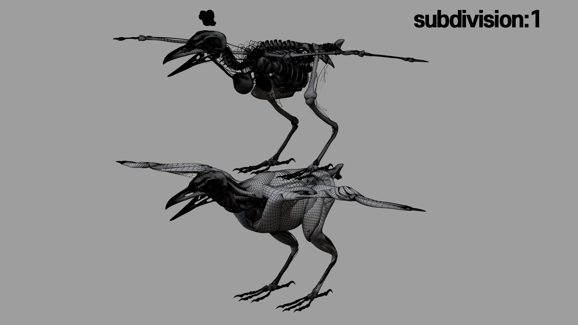 3D model rigging crow anatomy https://p.turbosquid.com/ts-thumb/Bs/n2Jzyk/NJ2gvfMU/67/jpg/1583895967/1920x1080/fit_q87/4b34c5001deff6d17f40177f6968d8cf8f5c83ab/67.jpg