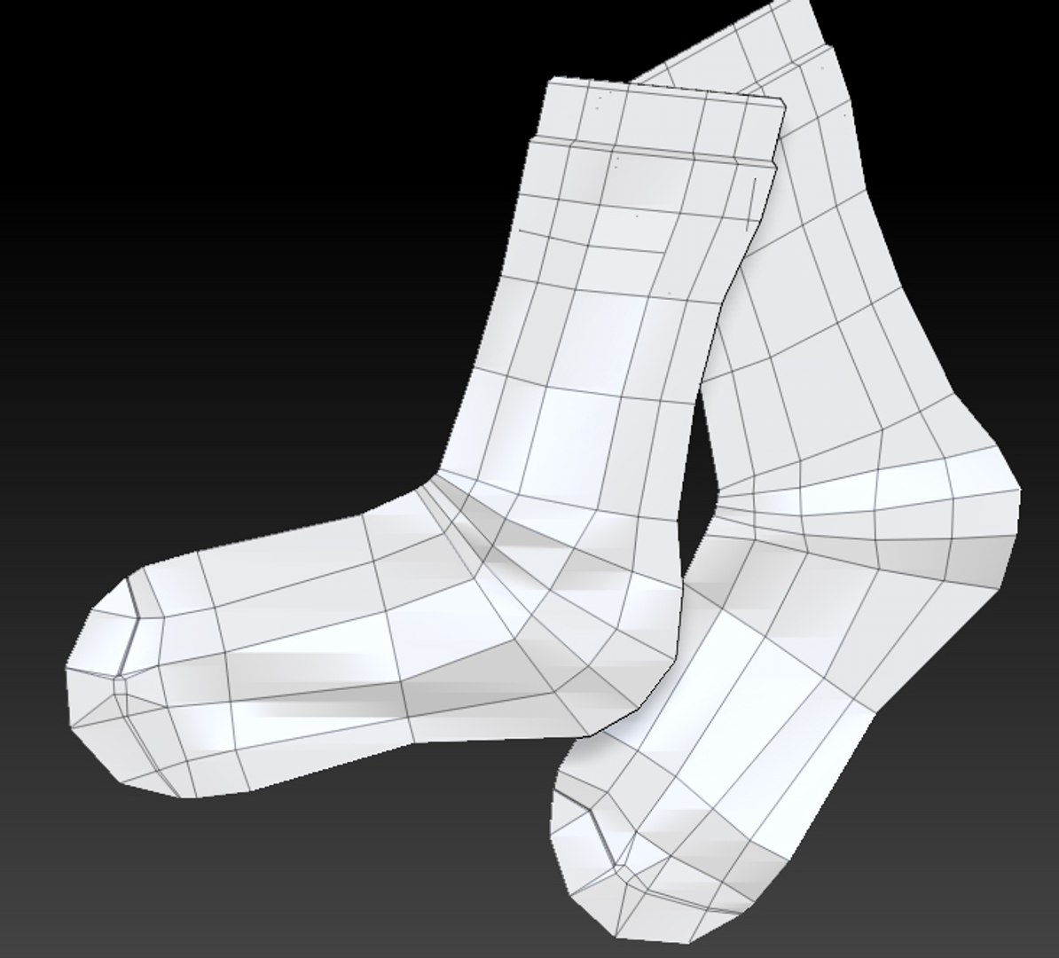 3d Socks Model