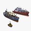3x Civilian Ships