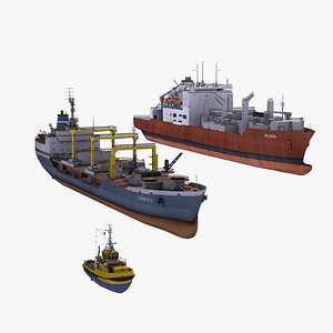 3x Civilian Ships