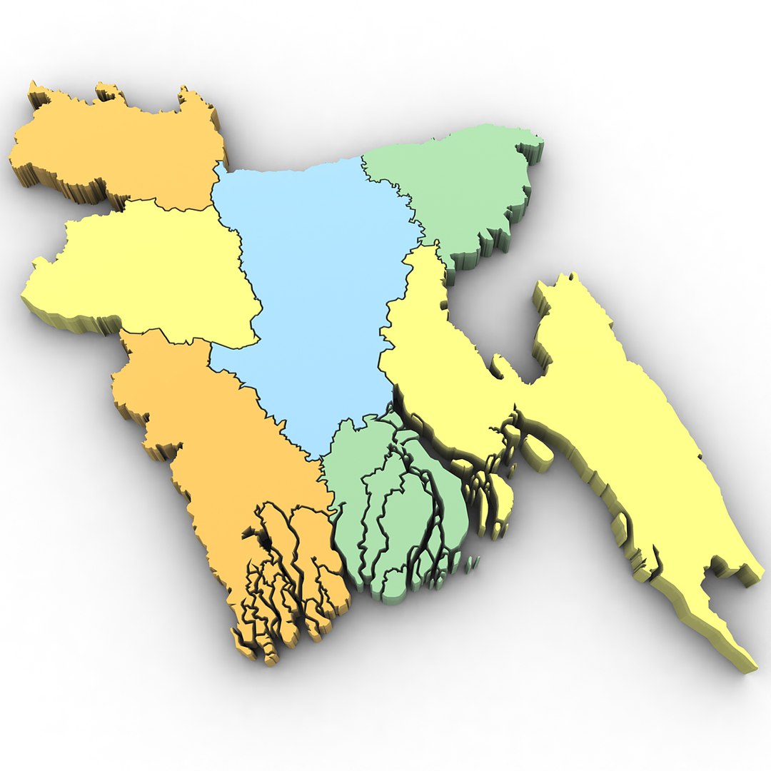 3D Model Bangladesh Country TurboSquid 1302006