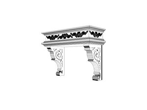 cornice decoration model