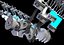 Animated V8 Engine Gasoline Ignition