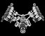 Animated V8 Engine Gasoline Ignition