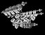 Animated V8 Engine Gasoline Ignition