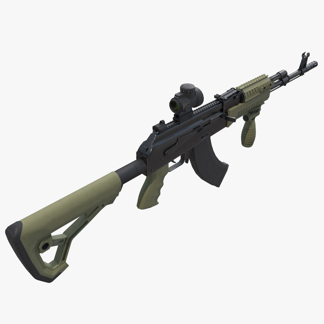 3D Ak 74 Tuning Model - TurboSquid 1261183