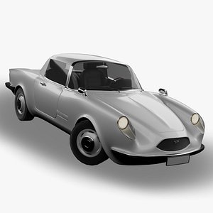 3D Fictional 70s Car