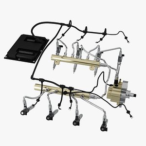 Injection System of a V8 Engine