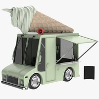 Ice Cream Cartoon Truck