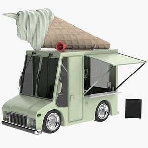 Ice Cream Cartoon Truck