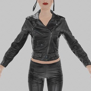 Sci-fi Armor Female 4 3d Model