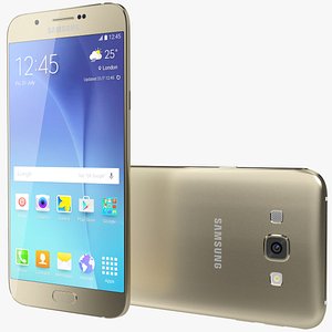 3d model realistic samsung galaxy a8