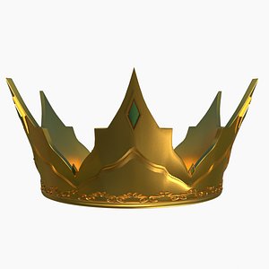 3D Gold Crown