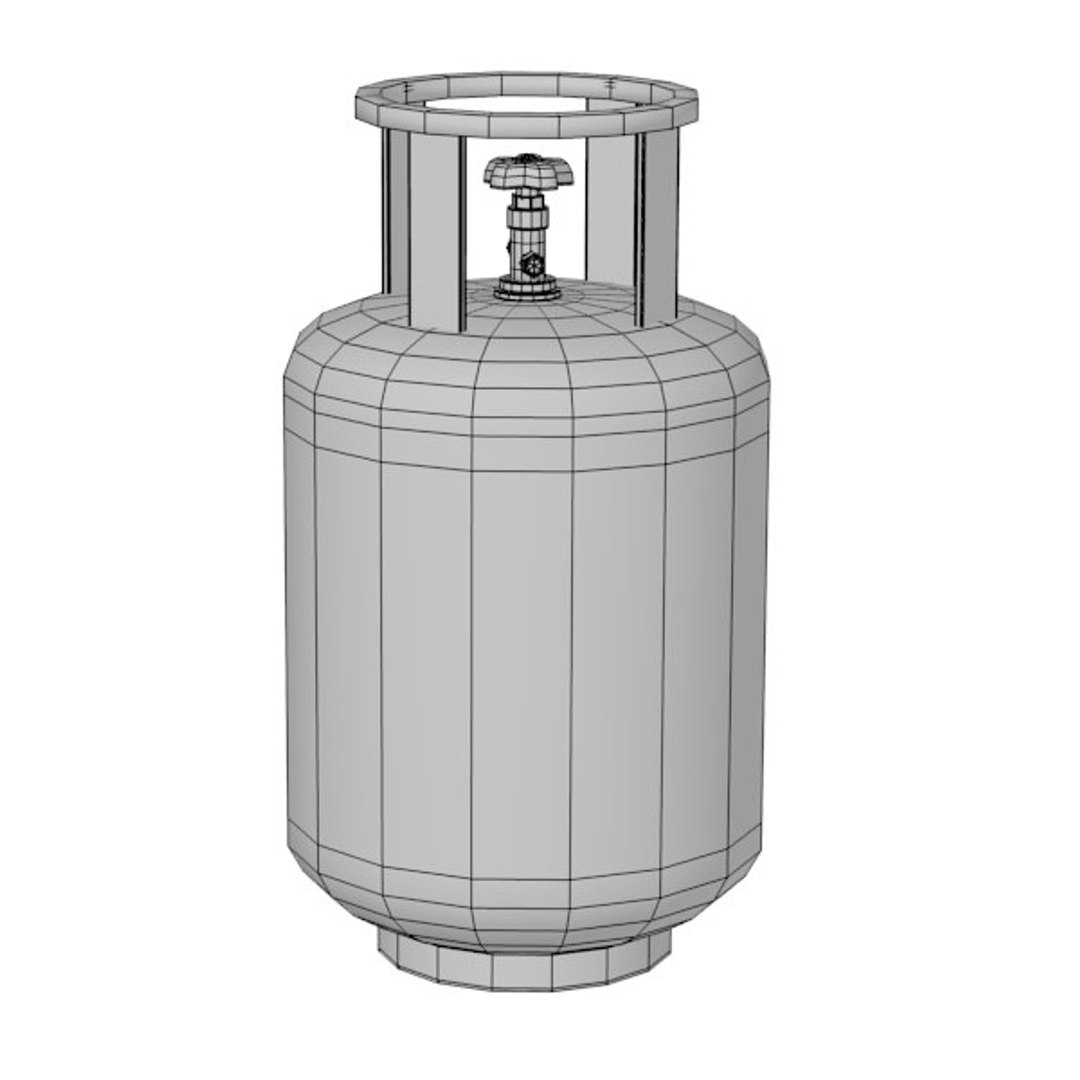 Gas Container 3d Model