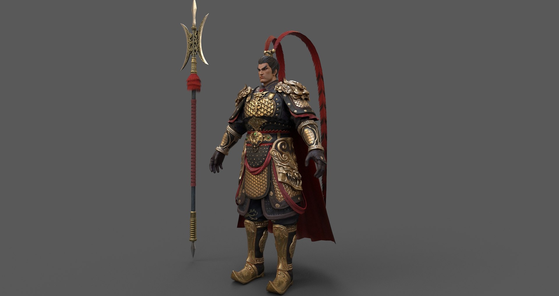 Lu Bu of The Three Kingdoms 3D https://p.turbosquid.com/ts-thumb/Bt/FDCuA9/L9/202565145632/jpg/1749108524/1920x1080/fit_q87/320879fbbdf2f26ff75bc113e9924e7c630e786a/202565145632.jpg