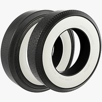 Retro Car Tires Collection V1
