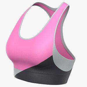 3D Sport Bra 01 model