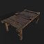 Torture table and guillotine