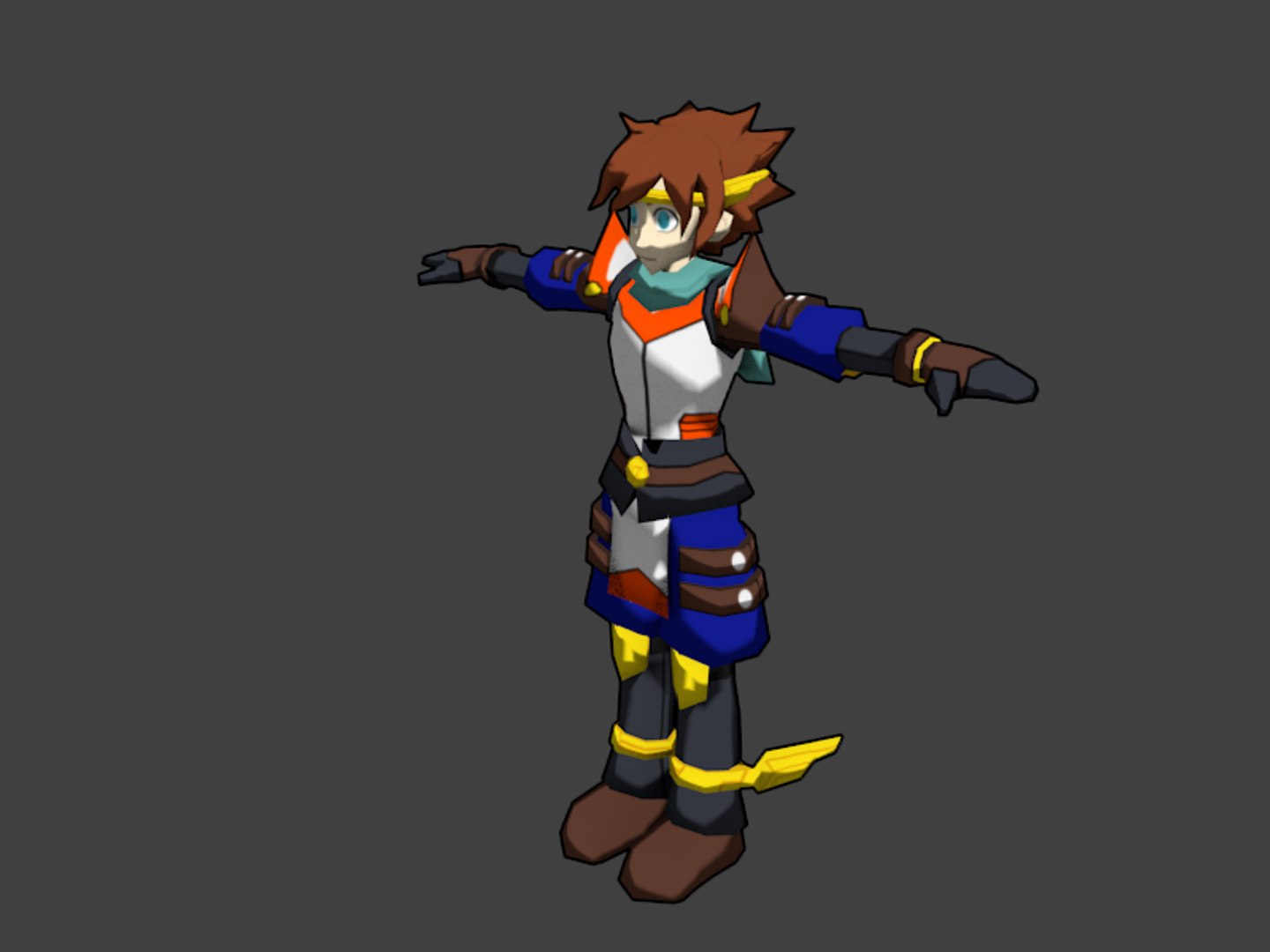 Fantasy Hero 3d Model