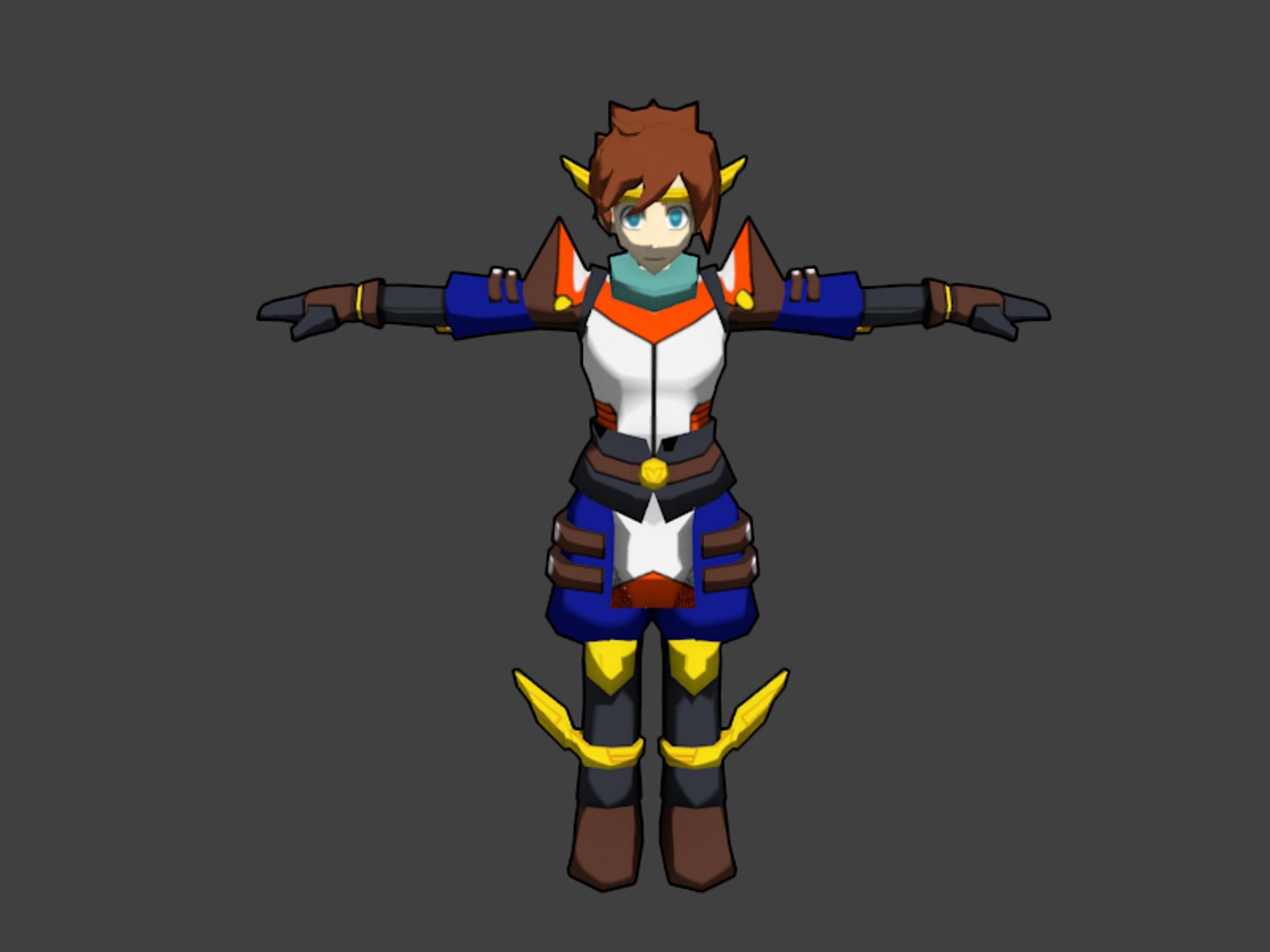 Fantasy Hero 3d Model