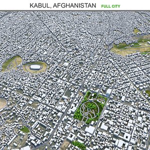 Kabul City Afghanistan 3D model