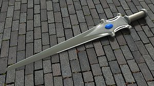 free ra sword 3d model