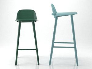 nerd bar stool 3D model