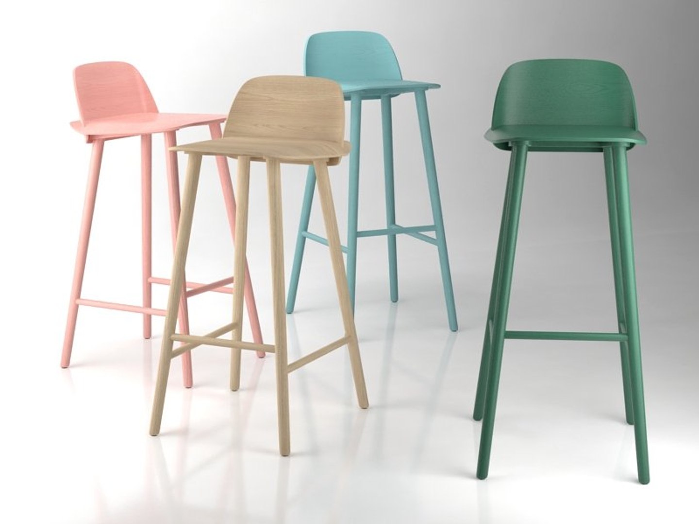 Muuto nerd discount bar stool replica