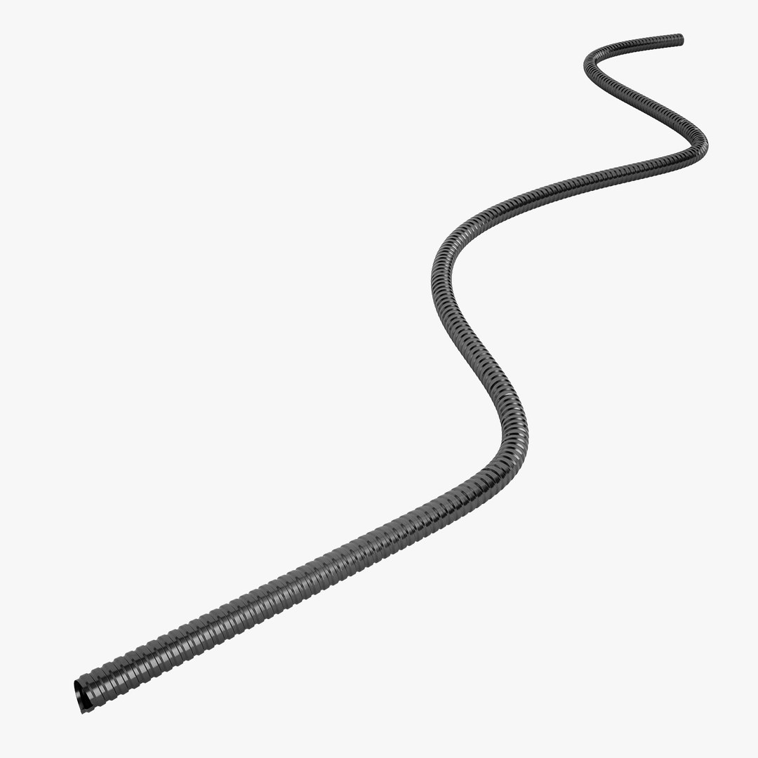 Flexible steel conduit 3D model TurboSquid 1568236
