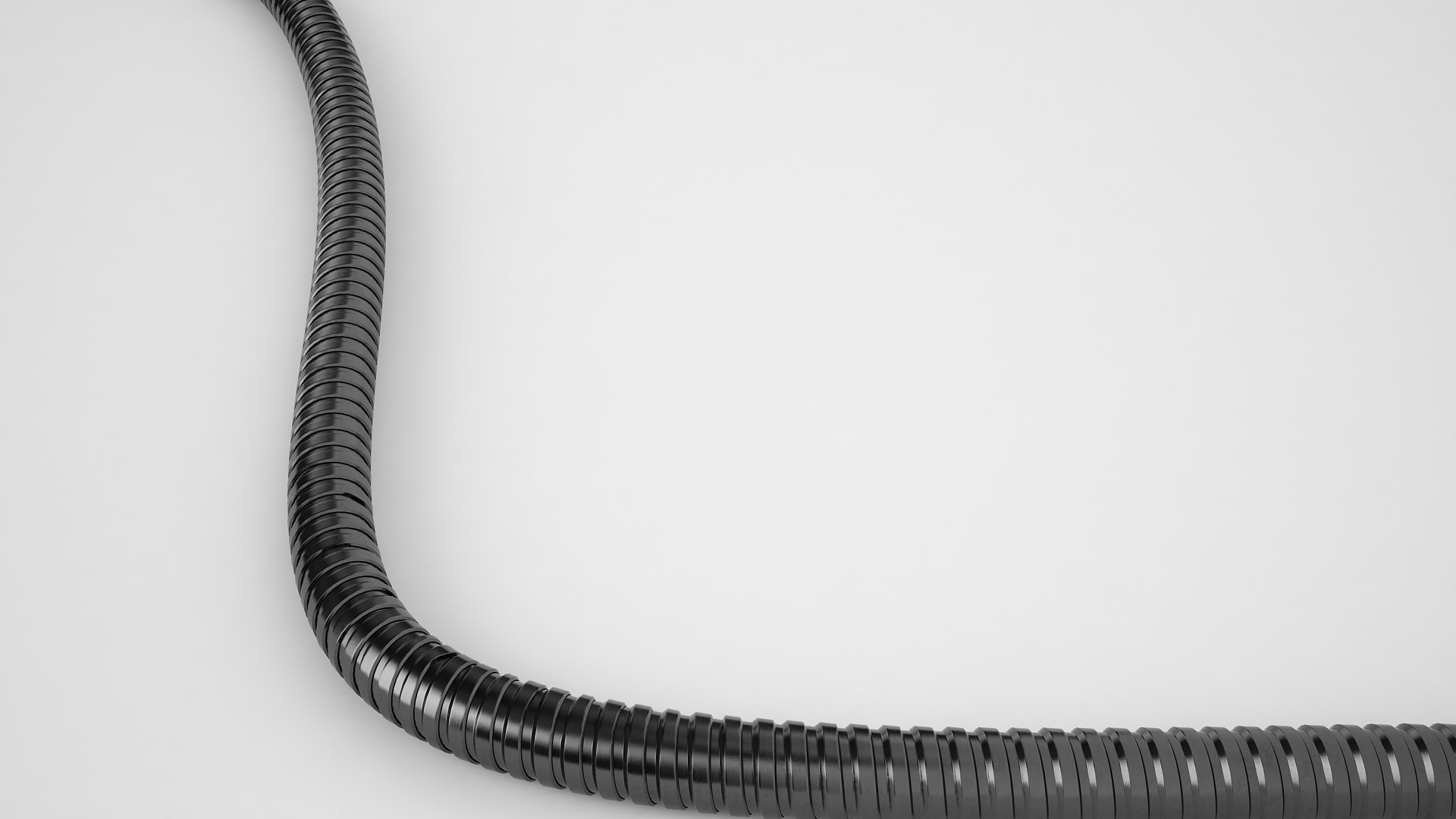 Flexible Steel Conduit 3D Model TurboSquid 1568236