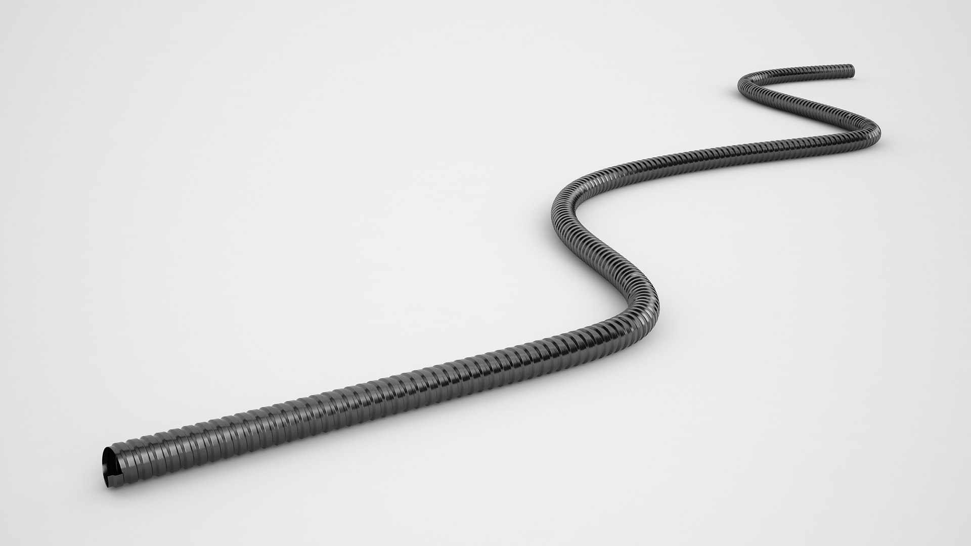 Flexible Steel Conduit 3D Model TurboSquid 1568236