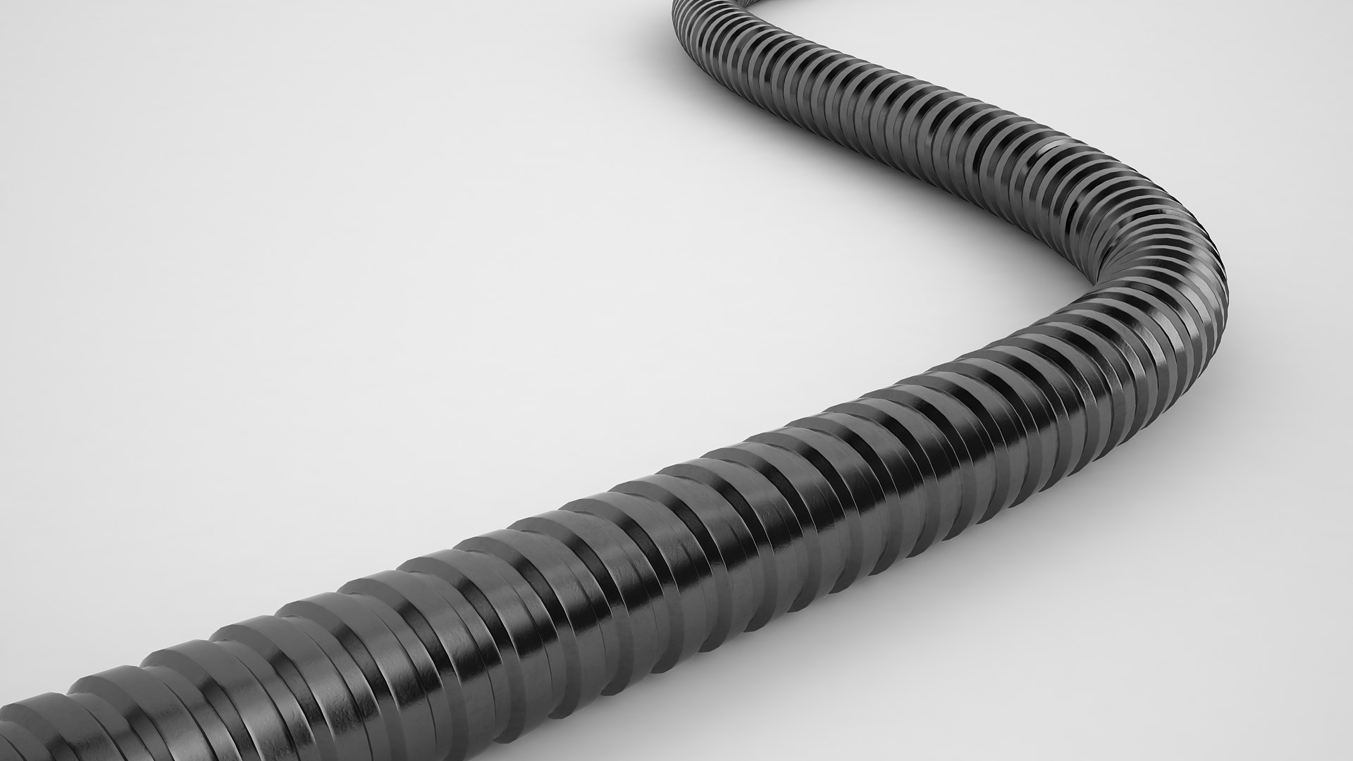 Flexible Steel Conduit 3D Model TurboSquid 1568236