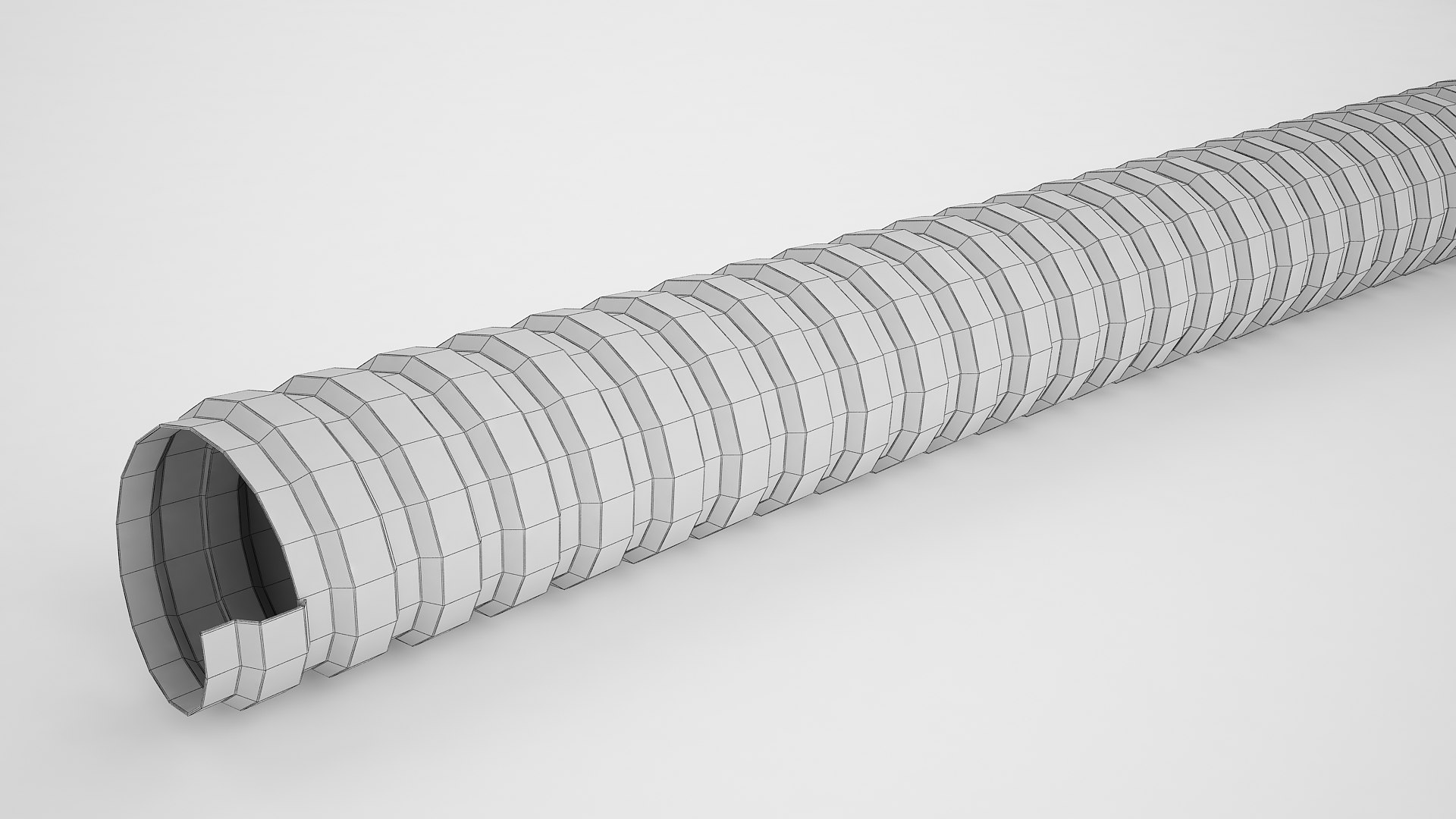 Flexible Steel Conduit 3D Model TurboSquid 1568236